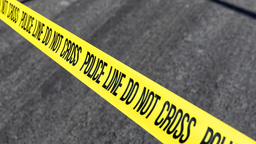 A stock image showing US crime scene tape