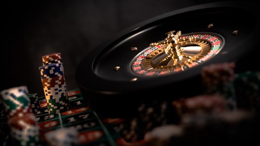 A stock image showing a roulette wheel 