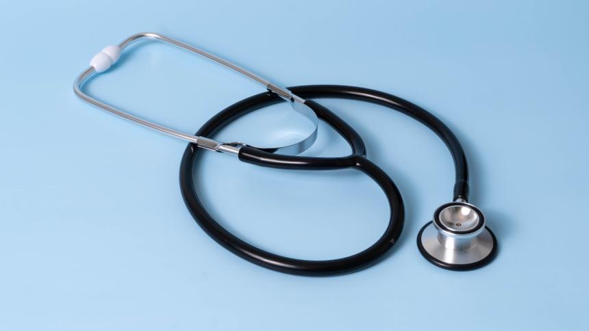 A stock photo of a doctor's stethoscope