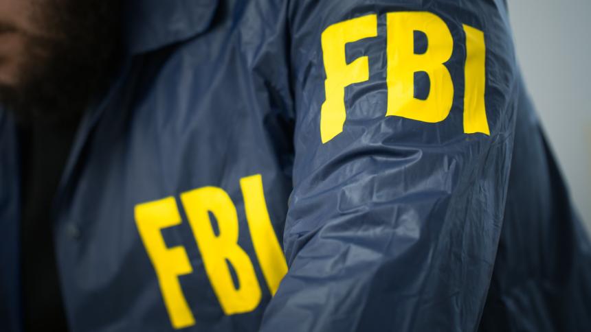 A stock photo of an FBI jacket