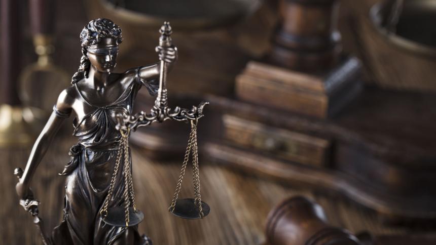 A stock photo of a courtroom