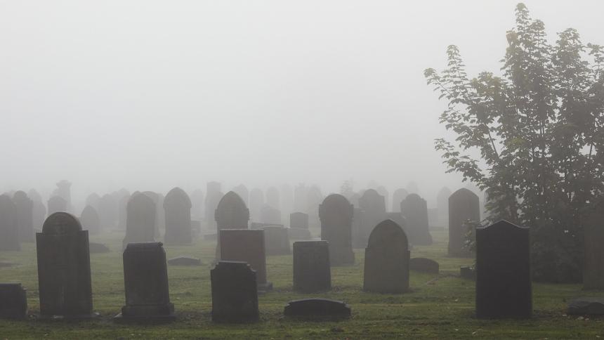 A stock image of a cemetery 