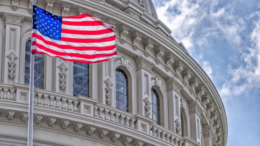 A stock image of the U.S Capitol, Washington DC