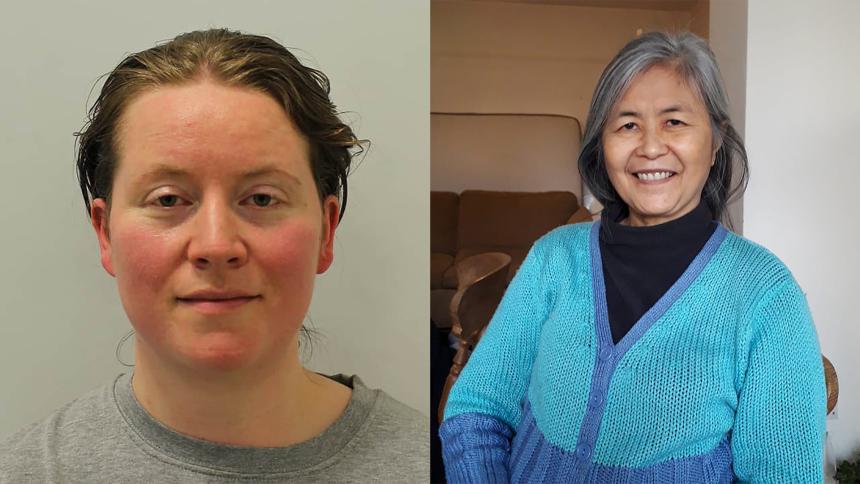Jemma Mitchell (left) and Deborah Chong (right)