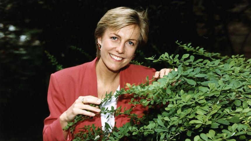 A photograph of Jill Dando from June 1991