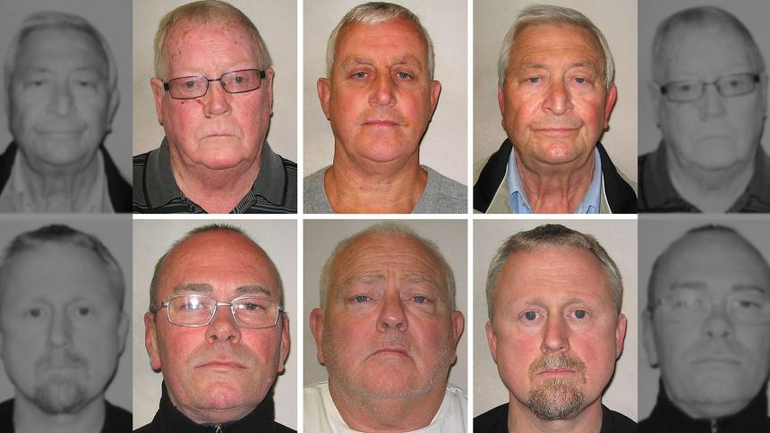 Mugshots of the Hatton Garden criminals