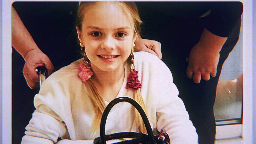 A photograph of young Maya Kowalski from the 2010s