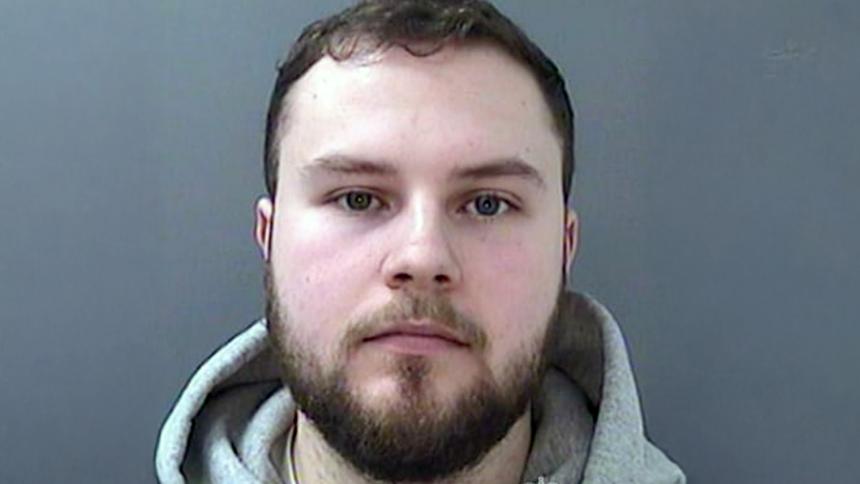 Police mugshot of Lewis Edwards