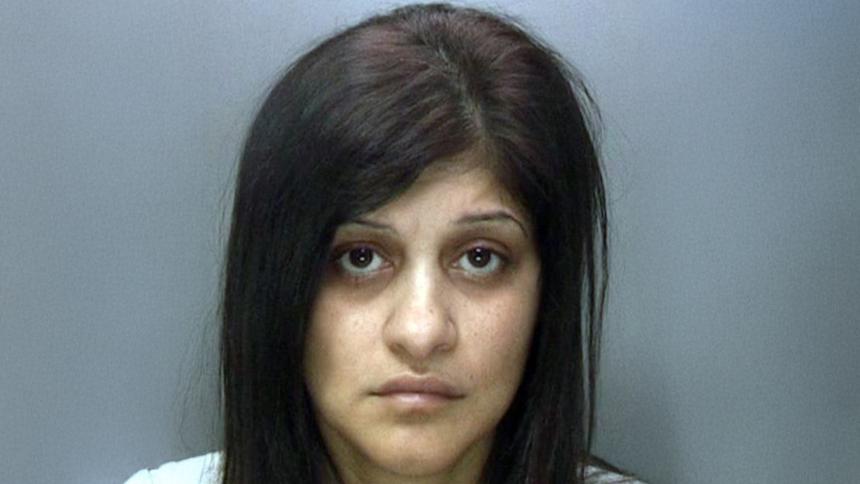 Zatoon Bibi's police mugshot