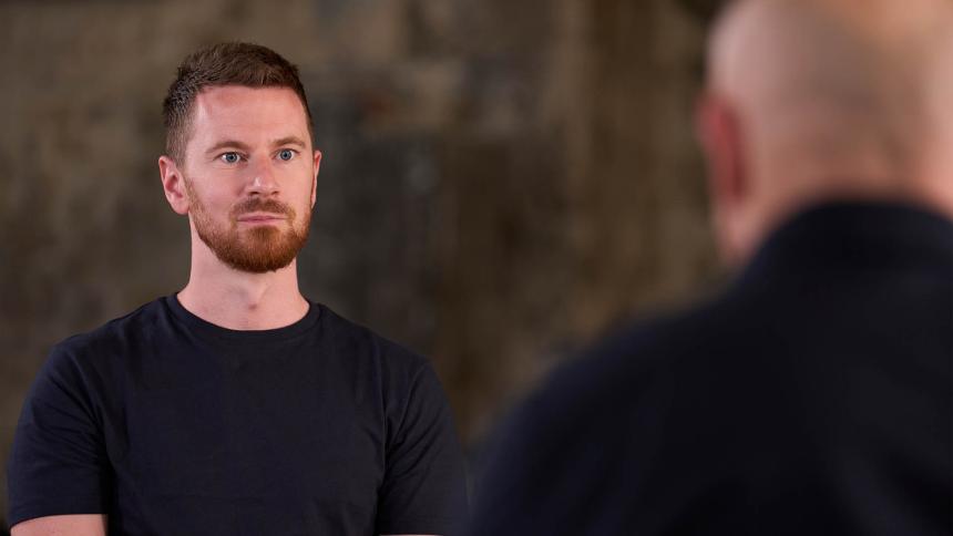 William Costello speaking to Ross Kemp