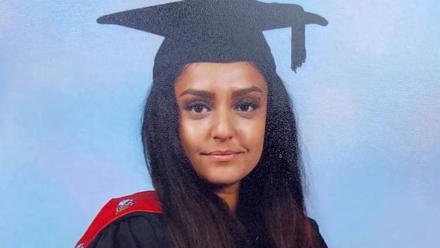 Sabina Nessa's graduation photo