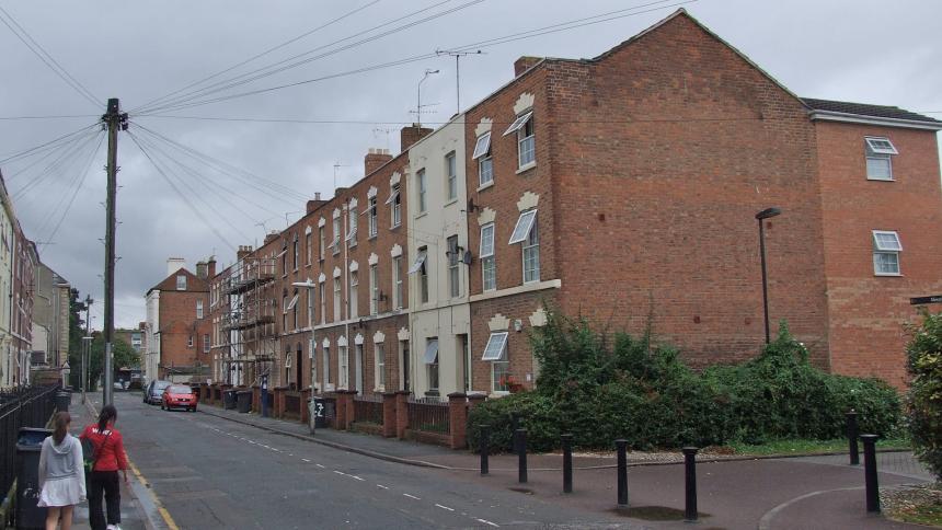 Cromwell Street in Gloucestershire