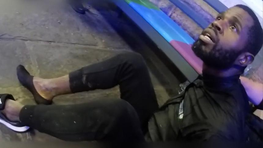 Police bodycam footage of Yostin Mosquera's arrest
